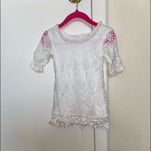 White Toddler Dress